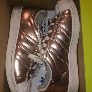 Adidas superstar women’s copper